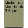 Sticker en kleurboek 3 5 jaar