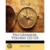 Pali Grammar, Volumes 123-124