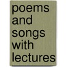 Poems And Songs With Lectures door Peter Livingston Dundee