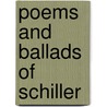 Poems and Ballads of Schiller door Friedrich Schiller