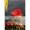 Poetry Of The First World War by Unknown