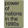 Power of Nations in the 1990s door Ray S. Cline