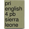 Pri English 4 Pb Sierra Leone door Ward A