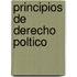 Principios de Derecho Poltico