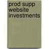 Prod Supp Website Investments by Unknown