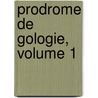 Prodrome de Gologie, Volume 1 door Alexandre Vzian