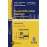 Pseudo-Differential Operators door Hans G. Feichtinger