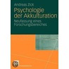 Psychologie der Akkulturation by Andreas Zick