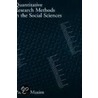 Quant Research Meth Soc Sci C by Paul S. Maxim