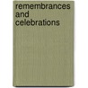 Remembrances and Celebrations door Jill Werman Harris