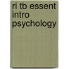 Ri Tb Essent Intro Psychology door Lahey