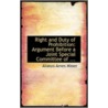 Right And Duty Of Prohibition door Alonzo Ames Miner