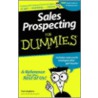 Sales Prospecting for Dummies door Tom Hopkins
