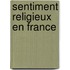 Sentiment Religieux En France
