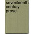Seventeenth Century Prose ...