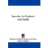Speeches in England and India