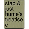 Stab & Just Hume's Treatise C door Louis Loeb