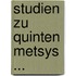 Studien Zu Quinten Metsys ...
