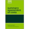Summary Assessment Of Costs P by Katharine Scott