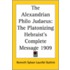 The Alexandrian Philo Judaeus
