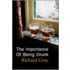 The Importance Of Being Drunk