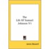 The Life Of Samuel Johnson V1