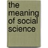 The Meaning Of Social Science