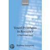 Vowel Prosthesis In Romance C by Rodney Sampson