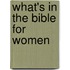 What's in the Bible for Women