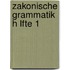 Zakonische Grammatik H Lfte 1
