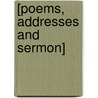 [Poems, Addresses And Sermon] door Edmund Whytehead Howson