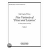 5 Variants Dives Violin 2 Part door Onbekend