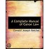 A Complete Manual Of Canon Law