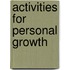 Activities for Personal Growth