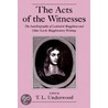 Acts Witnesses:autobiography C door Onbekend
