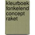 Kleurboek fonkelend concept  Raket
