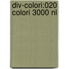 Div-colori:020 colori 3000 nl