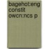 Bagehot:eng Constit Owcn:ncs P