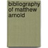 Bibliography of Matthew Arnold