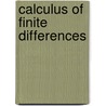 Calculus Of Finite Differences door Charles Jordan
