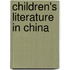 Children's Literature In China