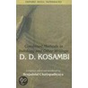 Combined Methods In Indology P door D.D. Kosambi