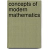 Concepts Of Modern Mathematics by Paul Stewart