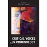 Critical Voices in Criminology by David Christopher Powell