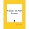 Critique Of Pure Reason (1890) door Immanual Kant