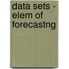 Data Sets - Elem Of Forecastng door Onbekend