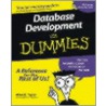 Database Development for Dummi door Jr. Henr Taylor