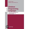 Database Programming Languages door Onbekend