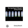 De Apollonii Rhodii Elocutione door Georg Boesch