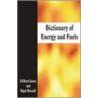 Dictionary Of Energy And Fuels by Nigel Russell